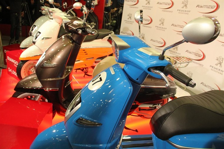 Launch of Peugeot Django Scooters by Rymco